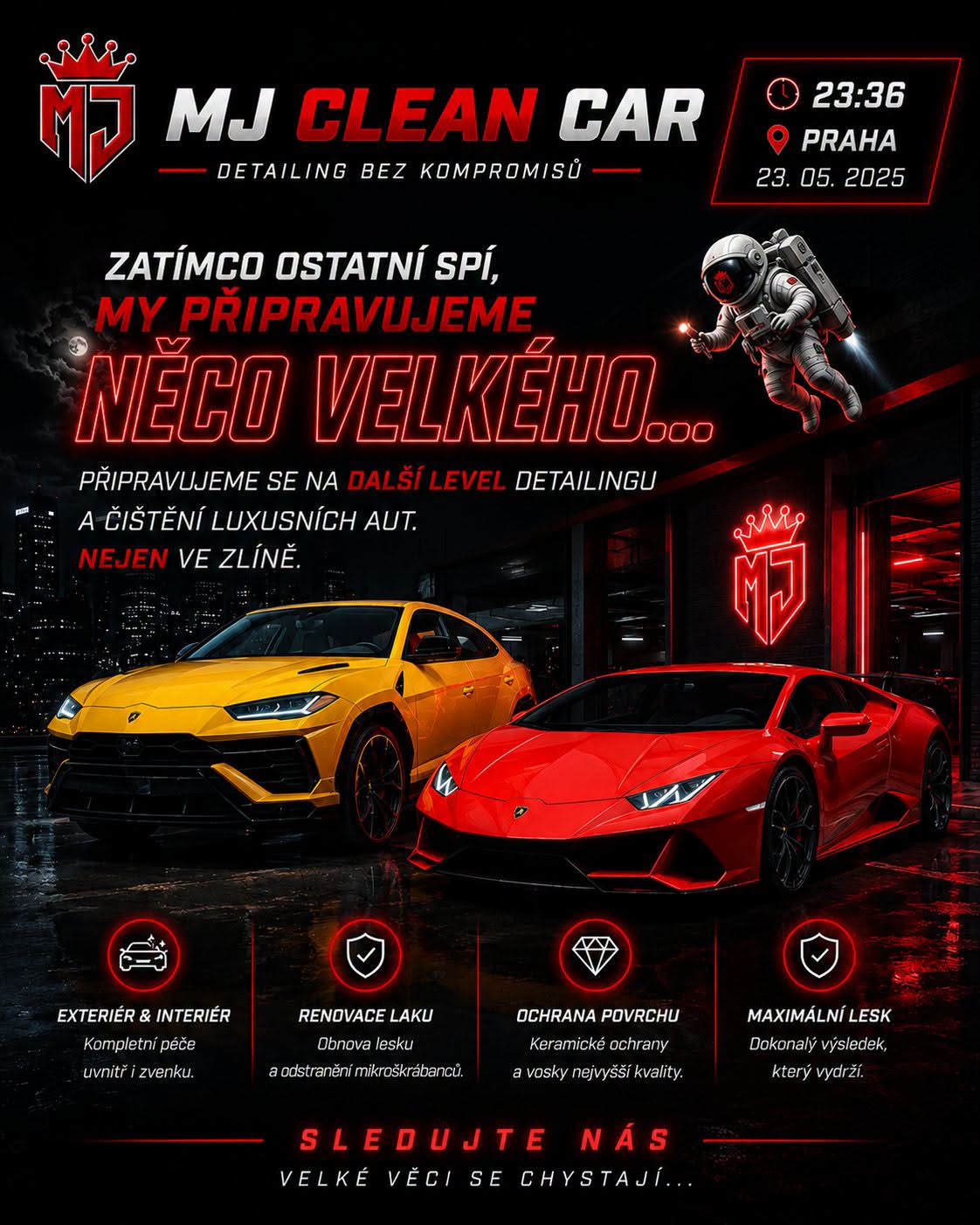 MJ Clean Car — teaser připravujeme něco velkého