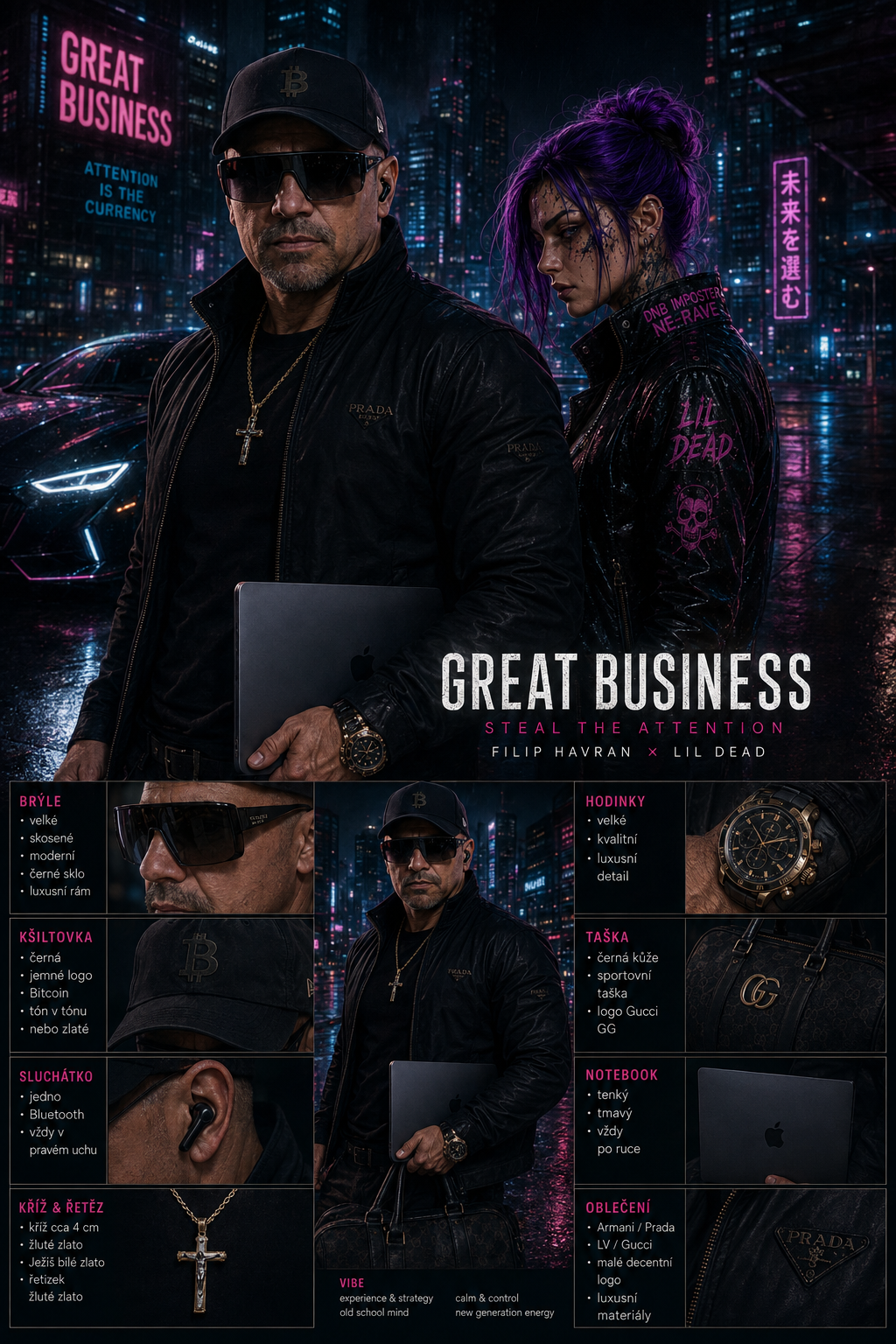 Character sheet Filipa Havrana pro GB MOVIE
